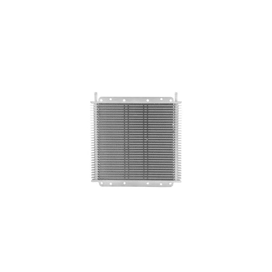 PWR Trans Oil Cooler - 280 X 255 X 19mm (5/16in Hose Barb) Suits 11in SPAL Fan 30-Row PWO1227SP