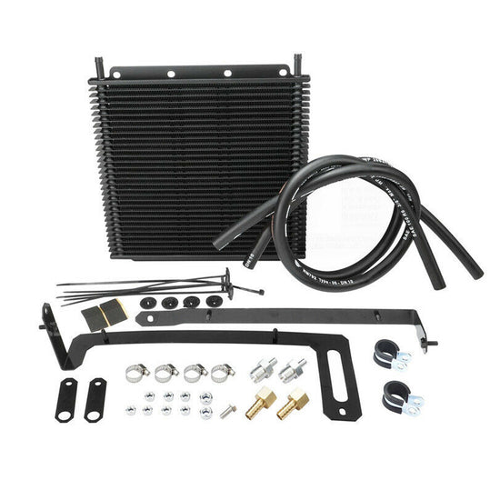 PWR Trans Oil Cooler Kit - Ford Falcon Bf / FG 280 X 255 X 19mm 3/8in Barbed Universal Fit PWO52048-K