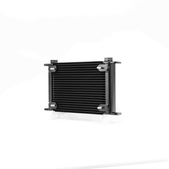 PWR Engine Oil Cooler - Plate & Fin 280 X 189 X 37mm (21 Row) Suits 9in SPAL Fan Kit (Includes Fittings, Fan Additional) PWO5931SP-K