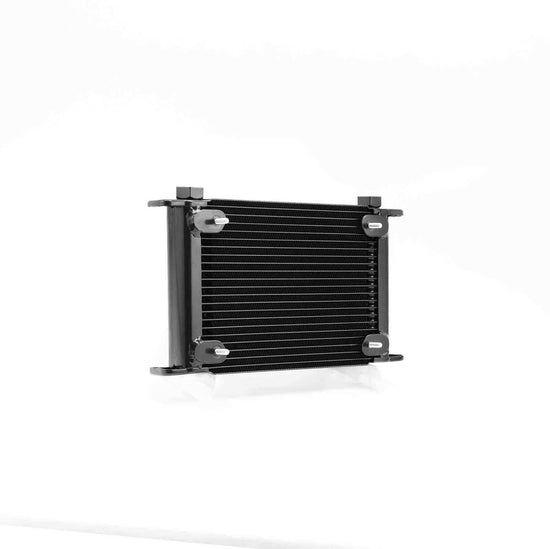 PWR Engine Oil Cooler - Plate & Fin 280 X 189 X 37mm (21 Row) Suits 9in SPAL Fan Kit (Includes Fittings, Fan Additional) PWO5931SP-K