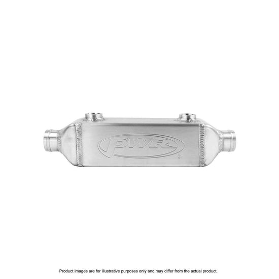 PWR Universal Water To Oil Engine Oil Cooler 3inX 3inX 6in With 38mm Water Outlets PWO5961