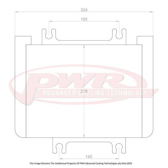 PWR Nissan GTR R35 VR38Dett Engine (2007 - 2020) Elite Series Engine Oil Cooler With Cnc Billet Tanks PWO64226