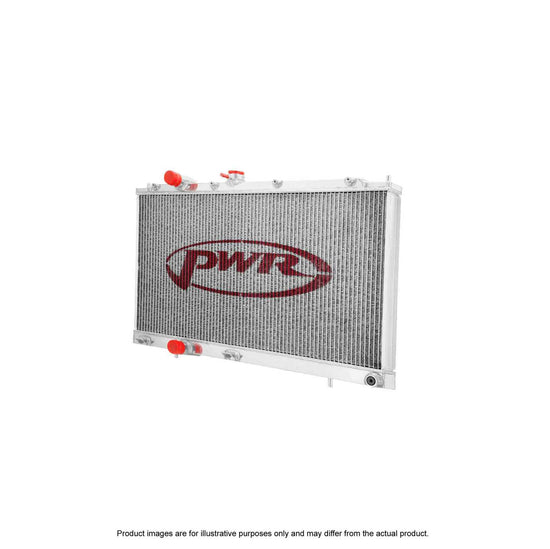 PWR Mitsubishi Lancer Evolution 4, 5 & 6 4G63T Engine (1996 - 2001) 55mm R-Fin Radiator With -20An Fittings PWR1140-11