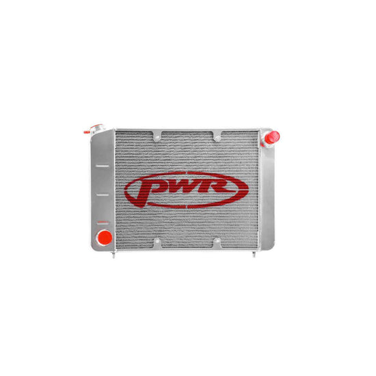 PWR Ford Cortina Te - Tf 6Cyl Engine (1976 - 1982) 55mm Radiator With 16in SPAL Fan Mounts PWR2028SP