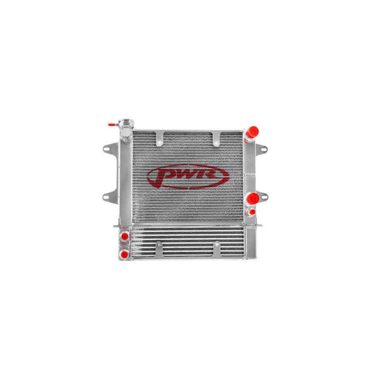 PWR Mazda R100 10A, 12A, 13B Rotary Engine (1967 - 1971) With Mounts To Suit 16in SPAL Thermo 55mm Radiator And 55mm Oil Cooler Kit PWR5785K