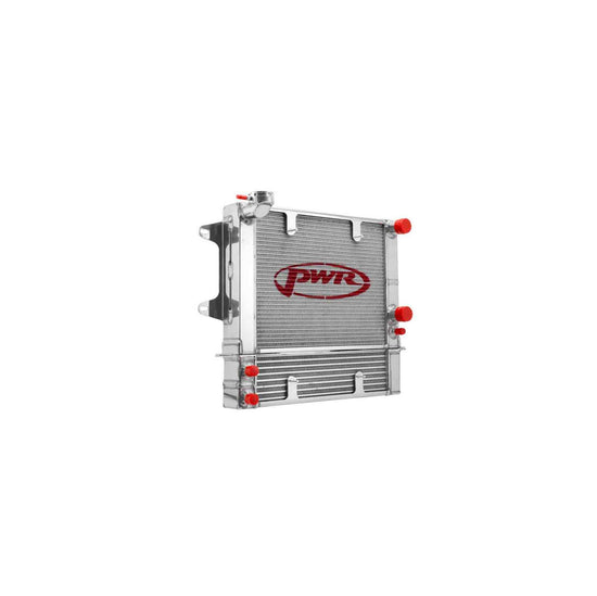 PWR Mazda R100 10A, 12A, 13B Rotary Engine (1967 - 1971) With Mounts To Suit 16in SPAL Thermo 55mm Radiator And 55mm Oil Cooler Kit PWR5785K