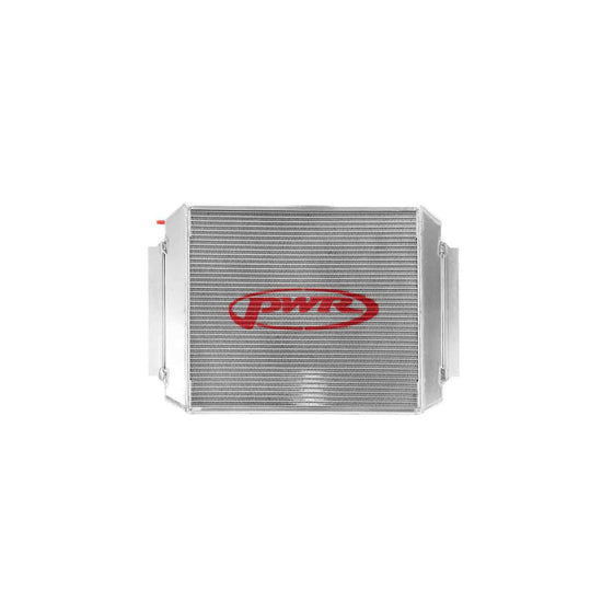 PWR Holden Torana LC - LJ 6Cyl Engine (1969 - 1974) 55mm Crossflow Radiator With 16in SPAL Fan Mounts PWR5980