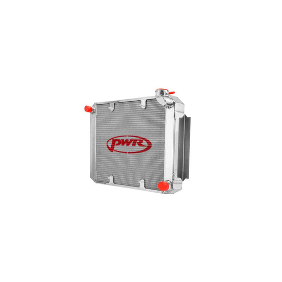PWR Holden Torana LC - LJ 6Cyl Engine (1969 - 1974) 55mm Crossflow Radiator With 16in SPAL Fan Mounts PWR5980