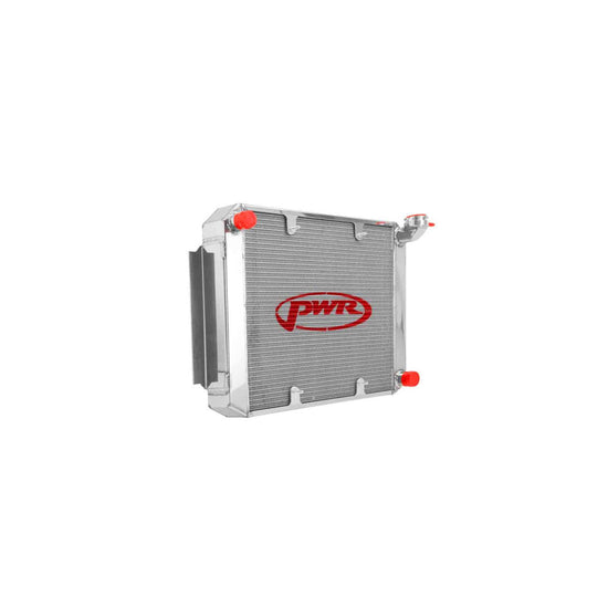 PWR Holden Torana LC - LJ 6Cyl Engine (1969 - 1974) 55mm Crossflow Radiator With 16in SPAL Fan Mounts PWR5980