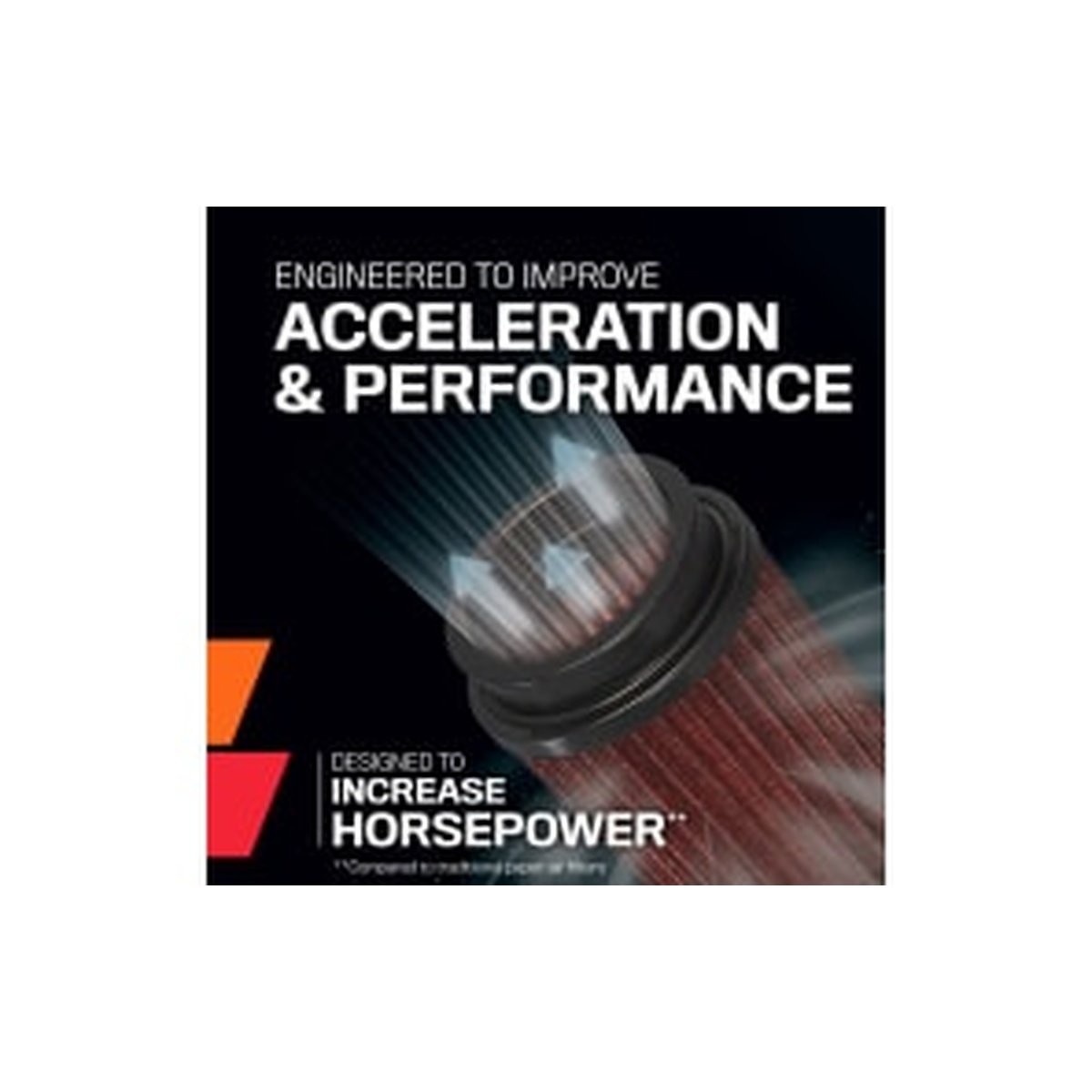 K&N Filters KNRU-1045 Clamp on Air Filter