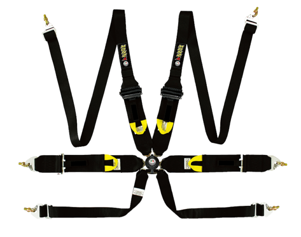 Autotecnica FIA (HANS) 6-Point Racing Harness Quick Release RCU-1003HBK