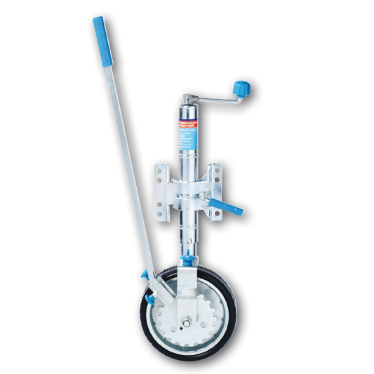 Ark 10in Ezi-Mover Ratchet Jockey Wheel 350kg Bolt/Weld Fixed RJW1C