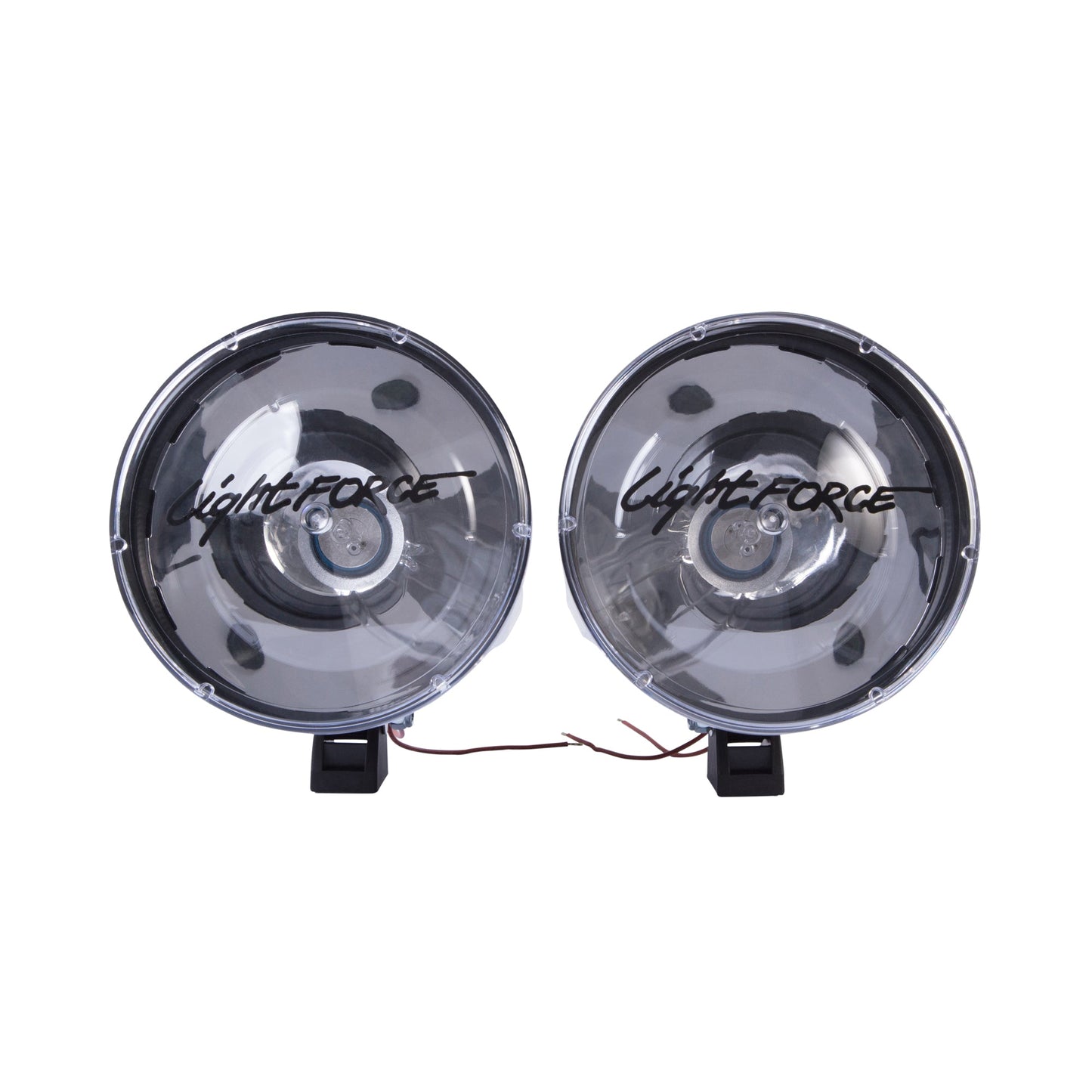 Lightforce Halogen Driving Light Round 24V Spot Beam - Twin Pack RMDL170HT2