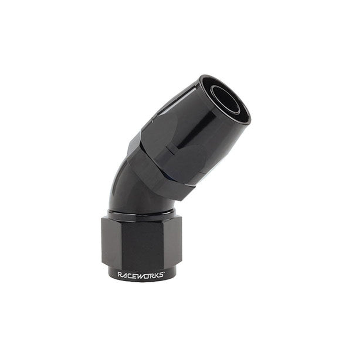 Raceworks Cutter Hose Fitting An-16 45 Deg