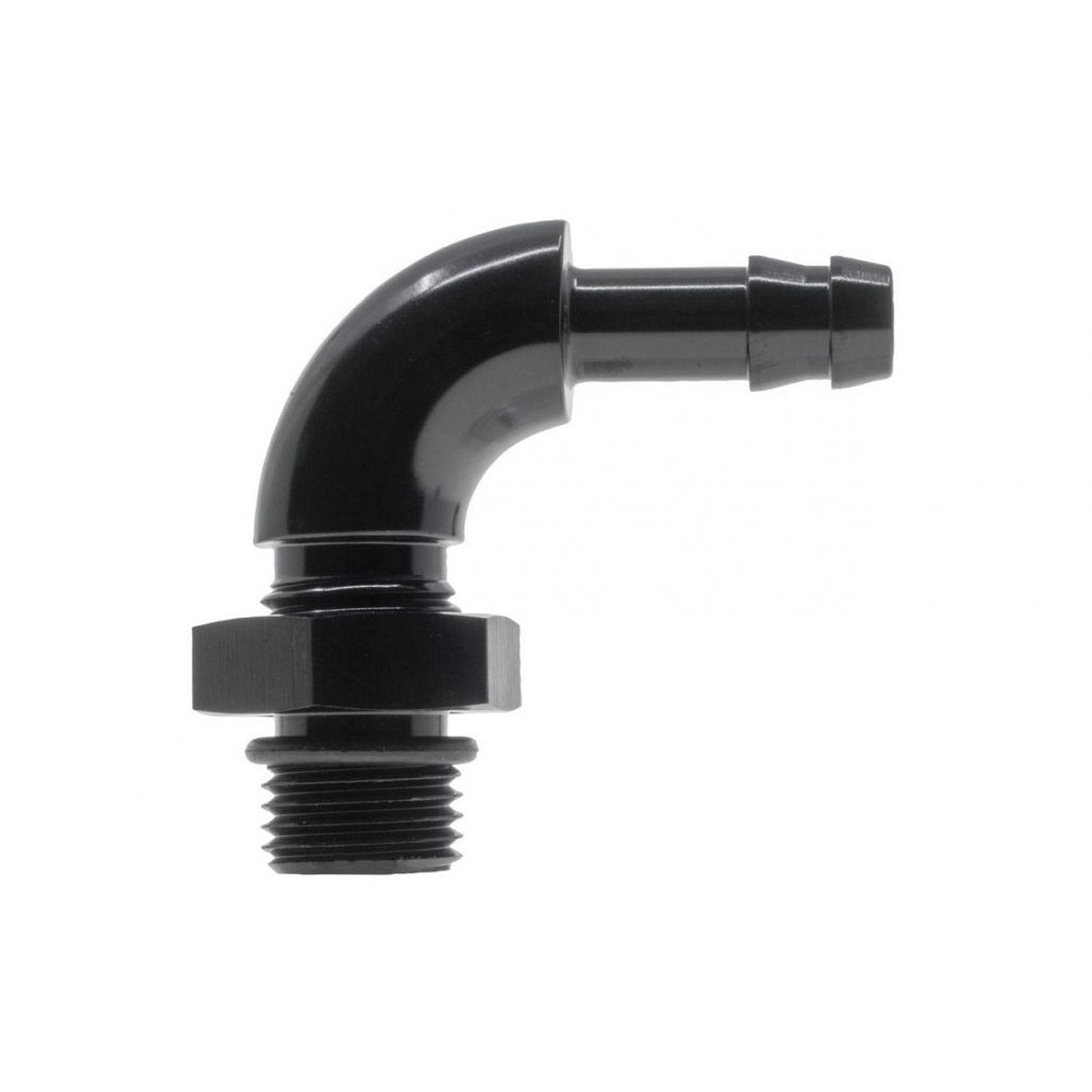 Raceworks O-Ring Port AN-8 To 3/8'' Barb 90Deg Swivel