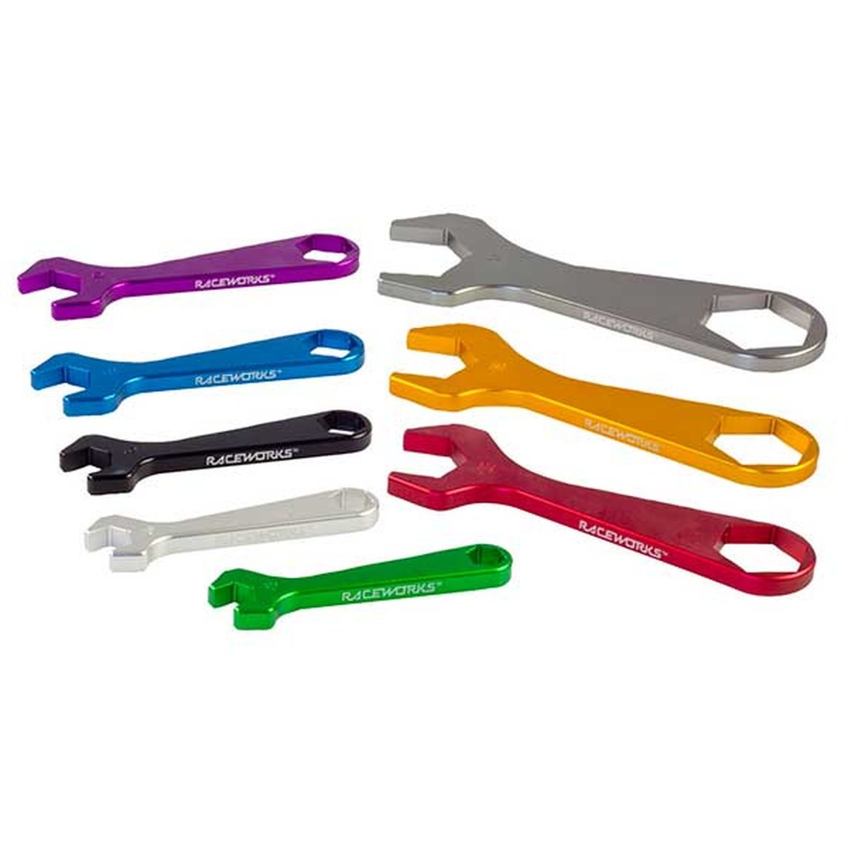 Raceworks An Alloy Wrenches An-3 To An-20 (8Pc)