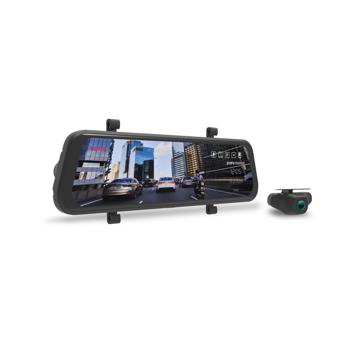 Parkmate 4.3in. LCD Mirror Monitor & Mini Camera Pack MCPK43BG