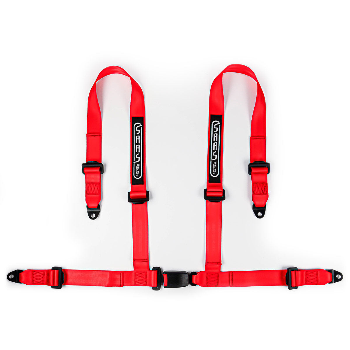 SAAS 4-Point Harness Ec-R16 2 Inch Red S4202R16