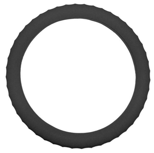 Autotecnica Fluro Silicone Steering Wheel Covers - Black SCBK