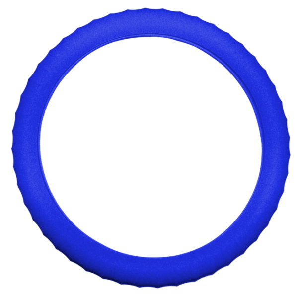Autotecnica Fluro Silicone Steering Wheel Covers - Blue SCBU
