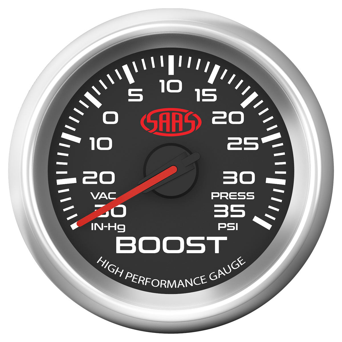 SAAS Boost Gauge 30Inhg-35Psi 52Mm SG32211