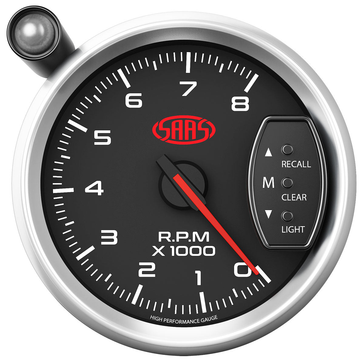 SAAS Tachometer 0-8K Shiftlite 3-3/4 SG32612