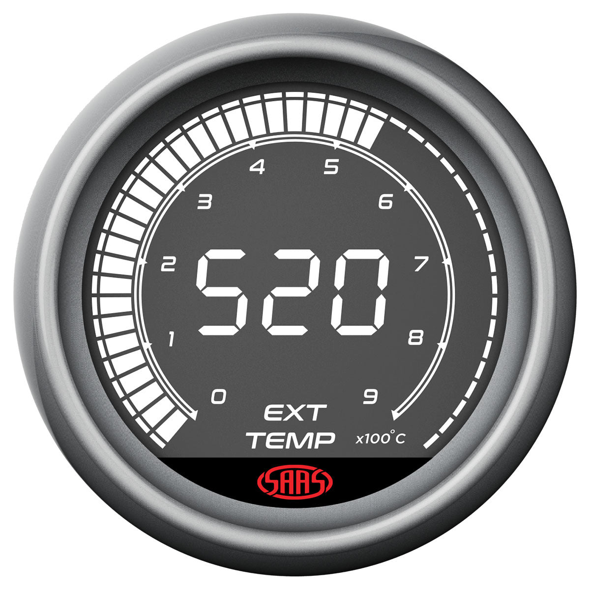SAAS Exhaust Temperature Gauge 0-900 52mm - Digital Series SG41240