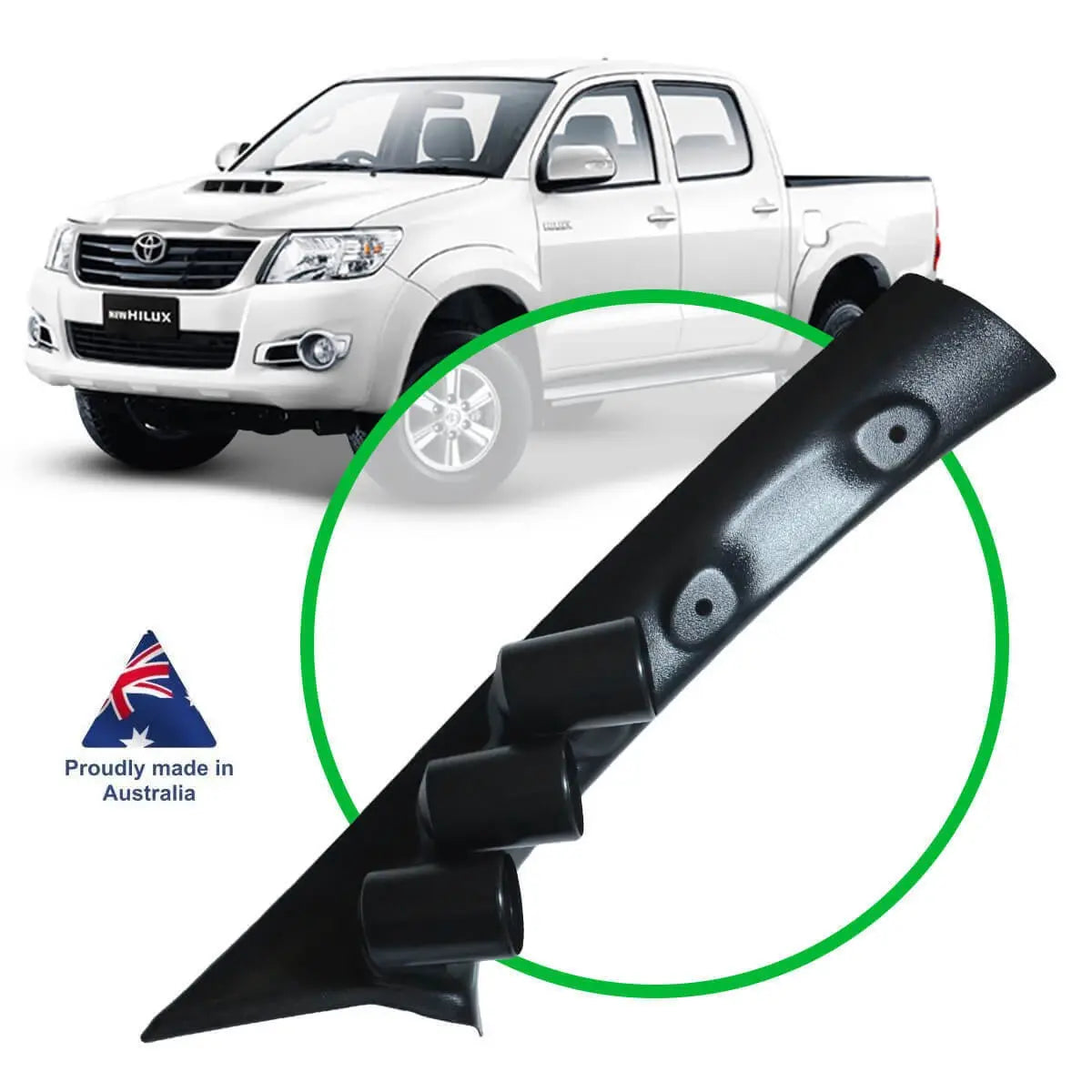 SAAS Gauge Pillar Pod Hilux 2005 - 2015 Kun Series 3 Gauge SGP1104