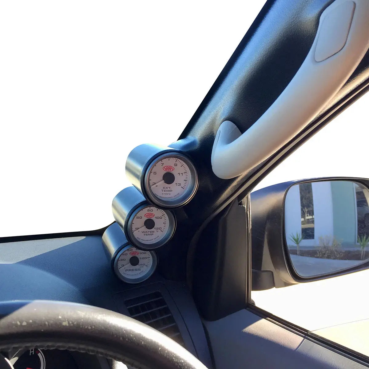 SAAS Gauge Pillar Pod Hilux 2005 - 2015 Kun Series 3 Gauge SGP1104
