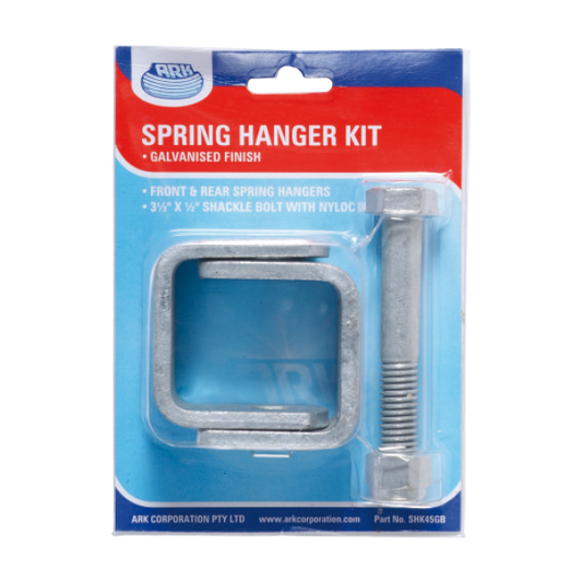 Ark Spring Hanger Kit suits 45mm Slipper Leaf Springs SHK45GB