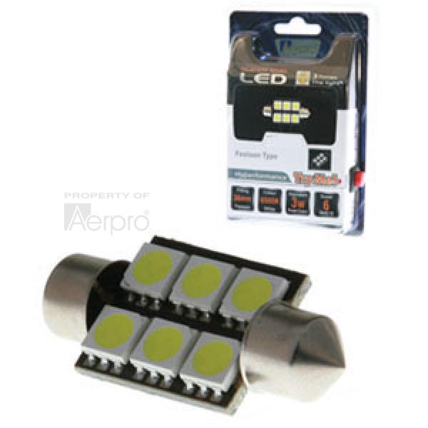 Aerpro 6 Xsmd Led 36Mm Festoon  Red SMD93R