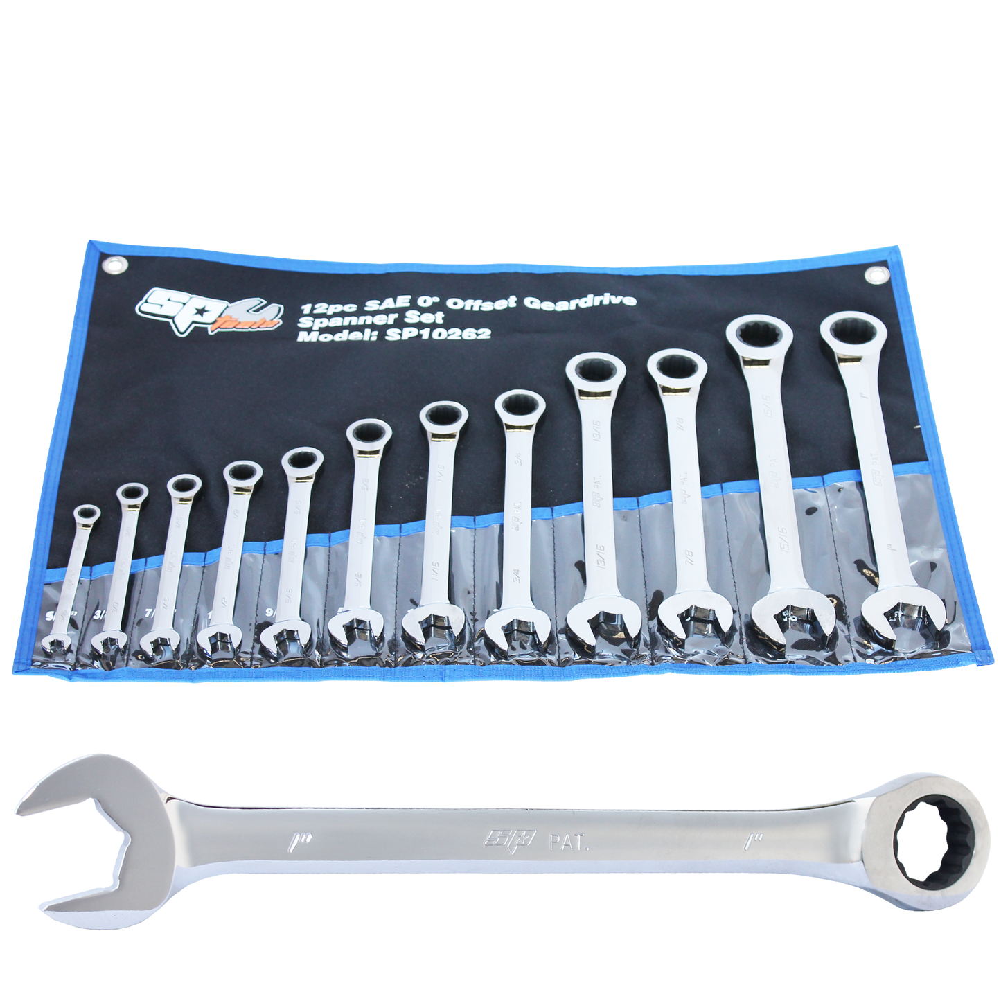 SP Tools Spanner Set - ROE Geardrive 12pc SAE SP10262