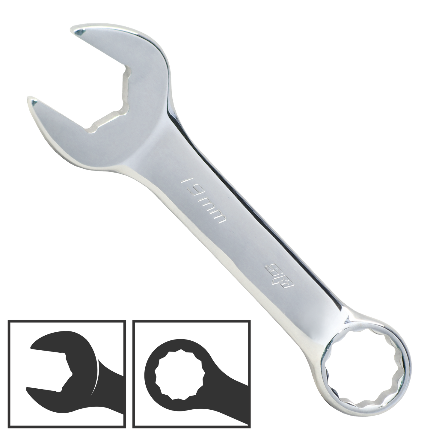 SP Tools Spanner ROE Stubby Metric 8mm  SP13008