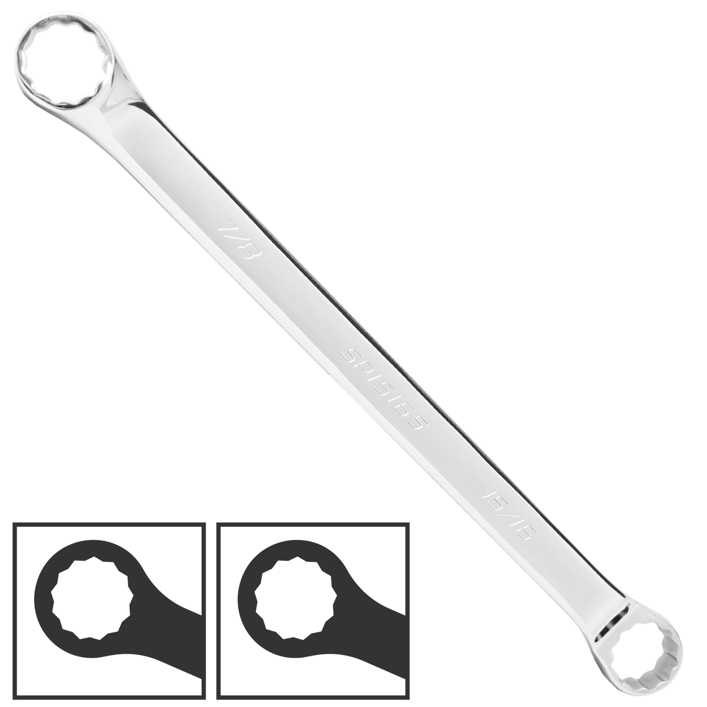 SP Tools Spanner Ring Double Ring SAE 7/8" x 15/16" 40Degree SP15165