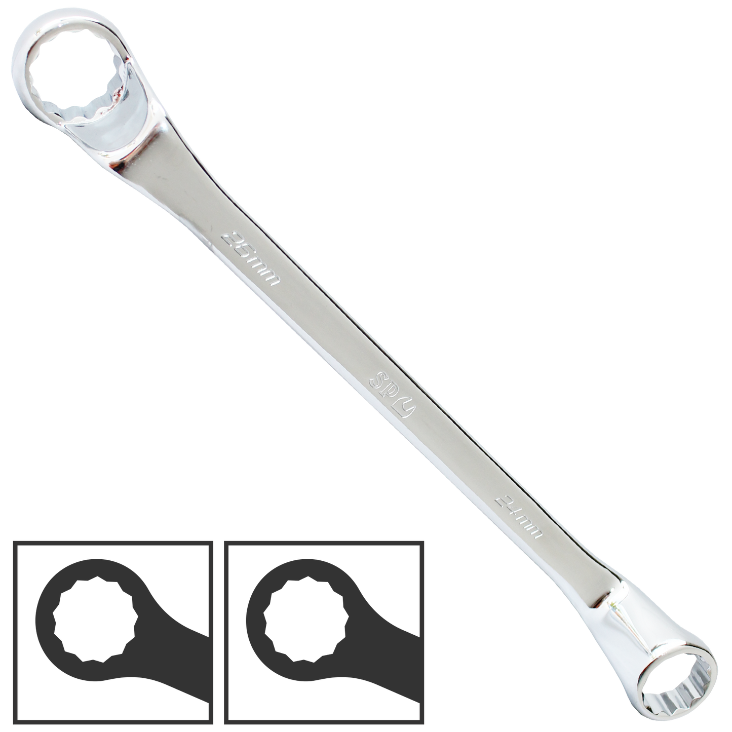 SP Tools Spanner Double Ring Metric 12mm x 13mm  SP15412