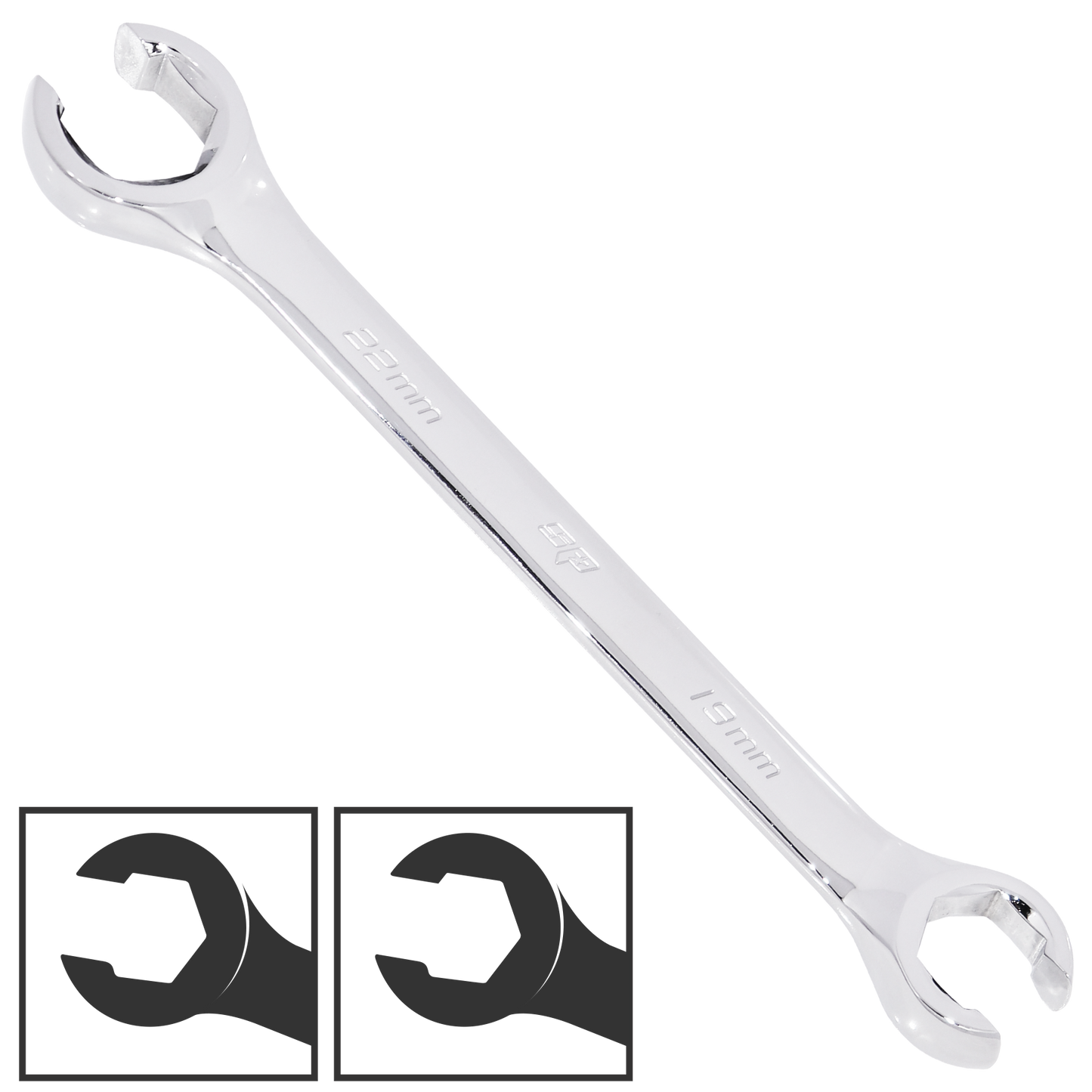 SP Tools Spanner Flare Nut Metric 19mm x 22mm  SP16019