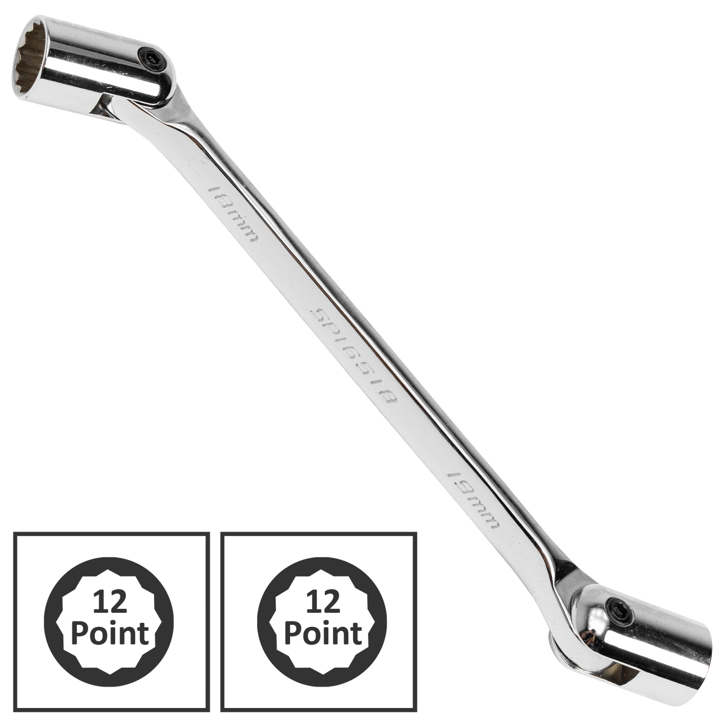 SP Tools Spanner Flexible Double Socket 8 x 9 mm SP16508