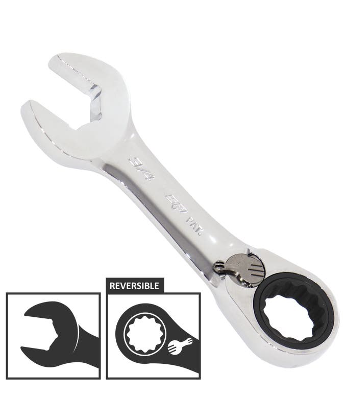 SP Tools Spanner ROE Stubby Reversible Geardrive SAE 3/4"  SP17259