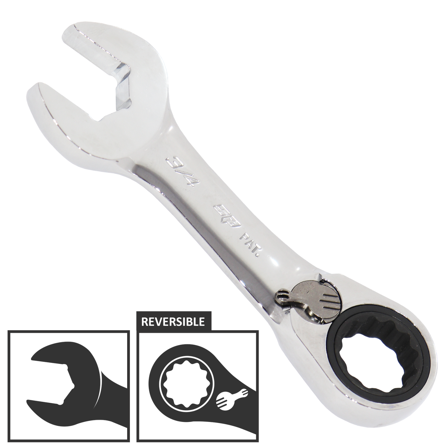 SP Tools Spanner ROE Stubby Reversible Geardrive SAE 5/8"  SP17257