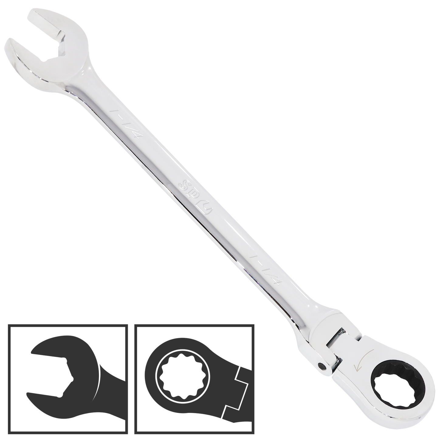 SP Tools Spanner ROE Flexhead Geardrive SAE 11/16"  SP17458