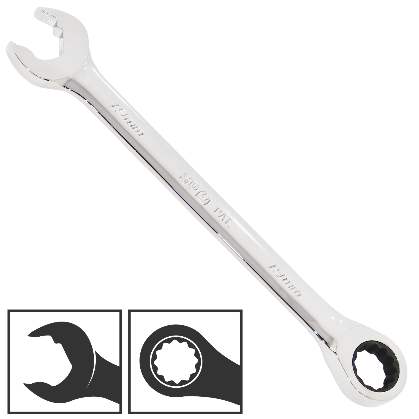 SP Tools Spanner ROE SPeeddrive Geardrive Metric 19mm  SP17519