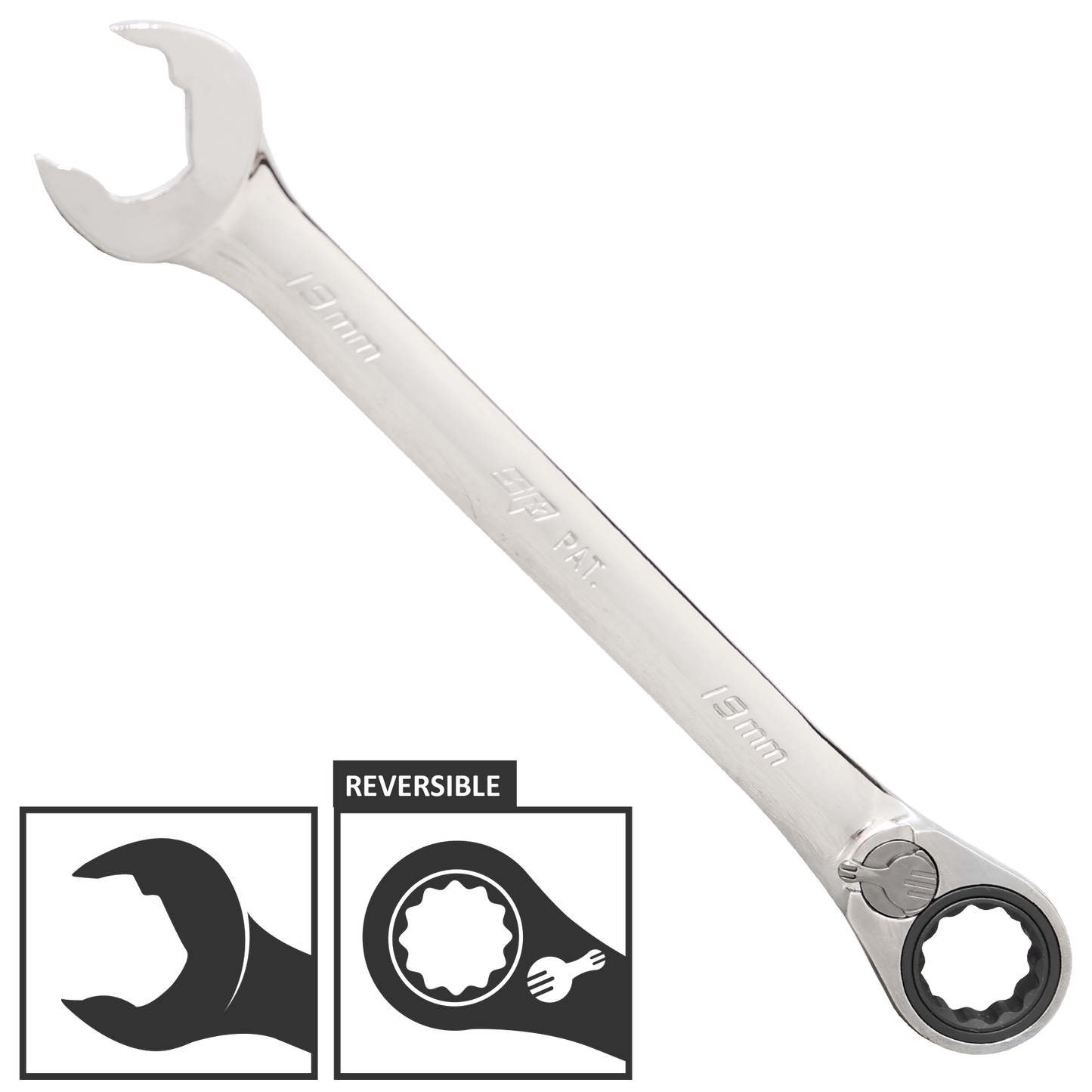 SP Tools Spanner ROE SPeeddrive Reversible Geardrive Metric 8mm  SP17708