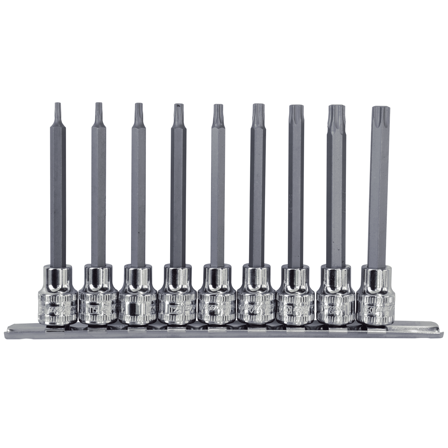 SP Tools Socket Rail 3/8Dr Torx  9pc  - L 100mm SP20455