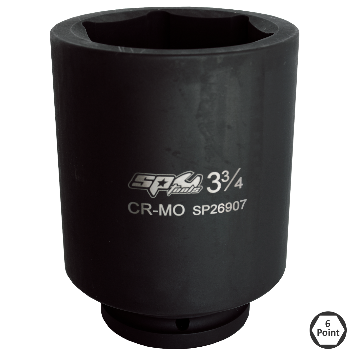 SP Tools Socket Impact 1-1/2"Dr 6Pt Deep SAE 2-1/4" SP26883