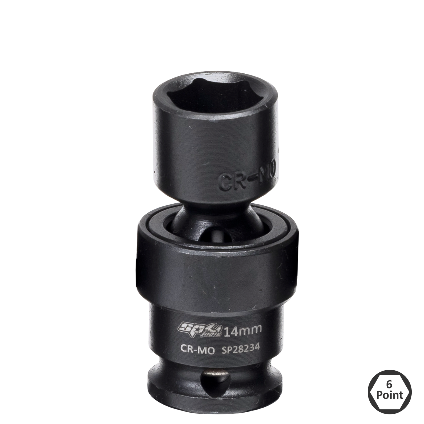 SP Tools Socket Impact Swivel 3/8Dr 6Pt 14mm SP28234
