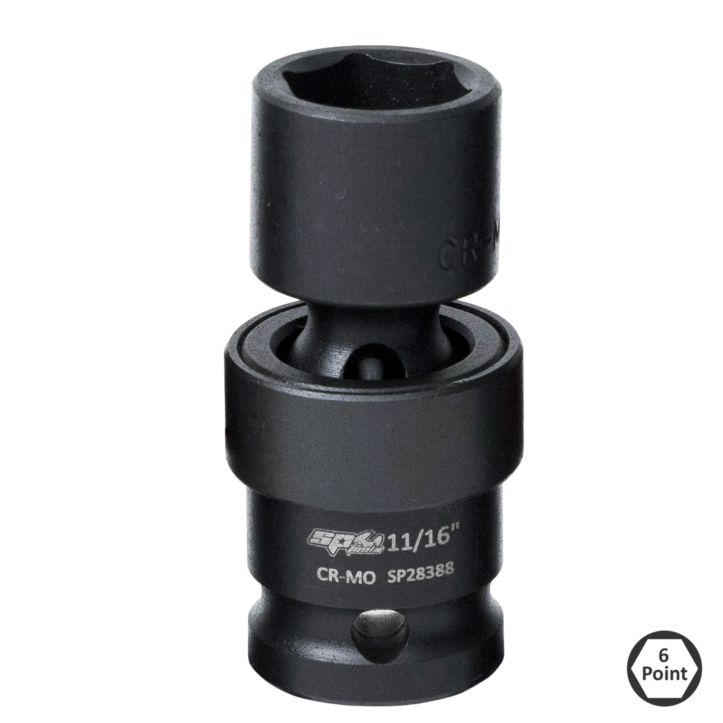 SP Tools Socket Impact Swivel 1/2Dr 6Pt 9/16" SP28386