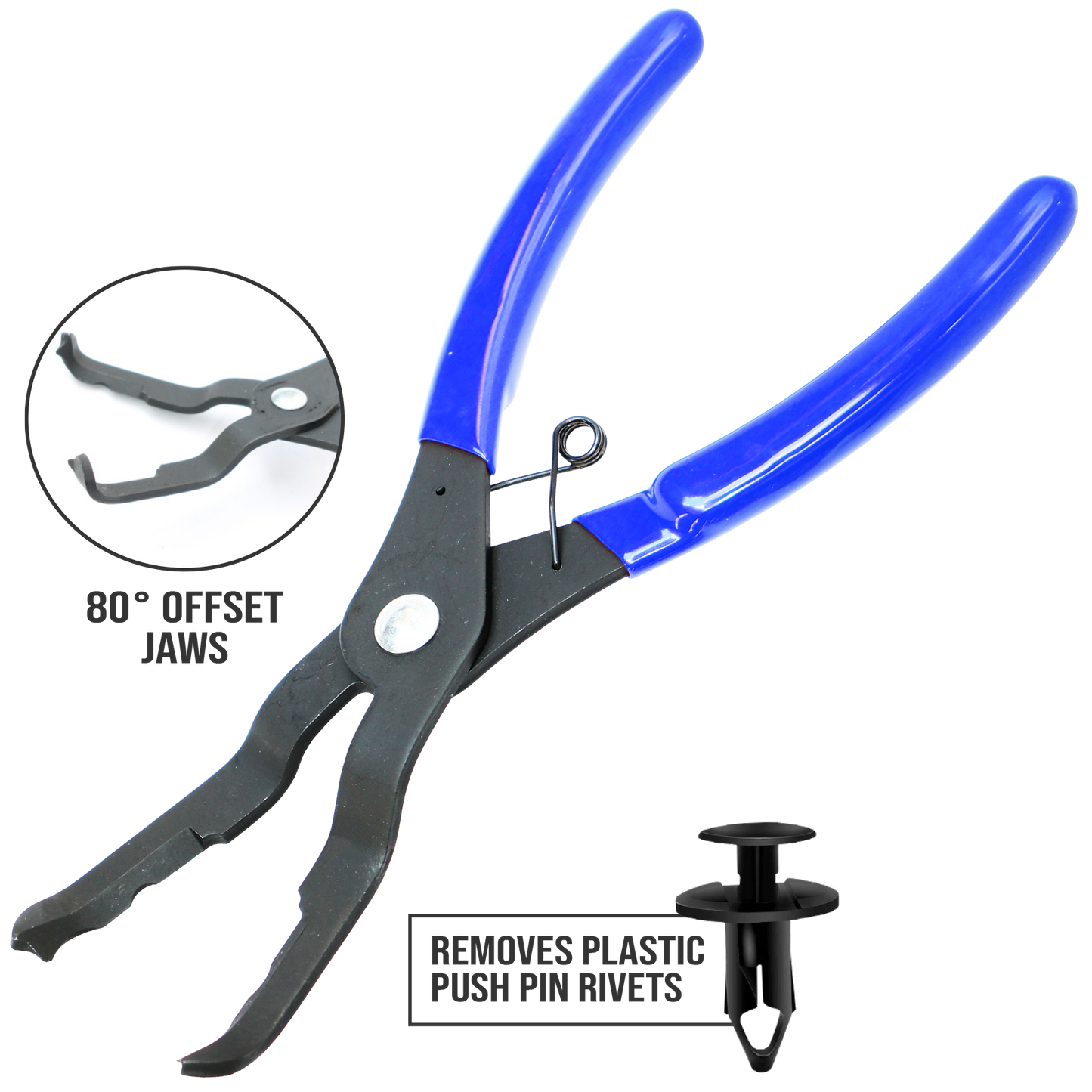 SP Tools Trim Clip Pliers 80Deg Offset Jaws SP30878