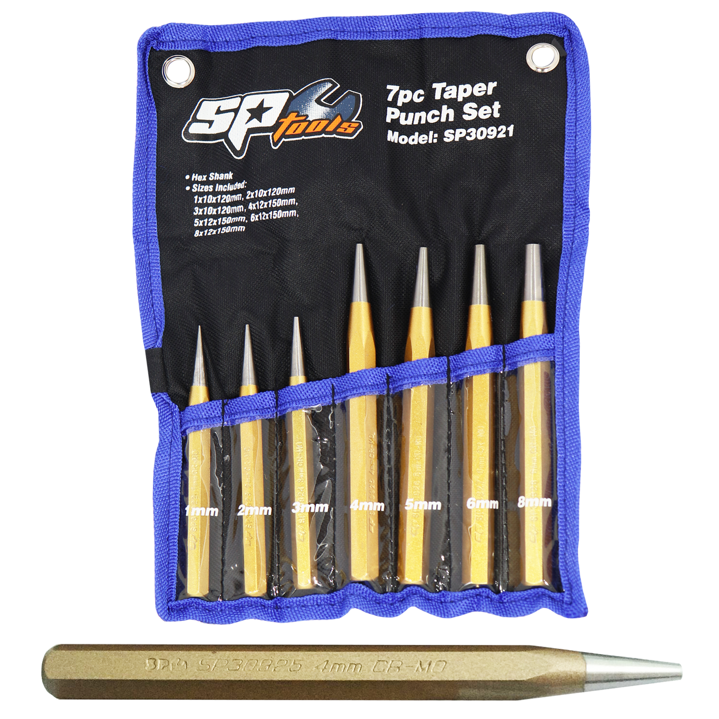 SP Tools Punch Taper 7pc Set SP30921