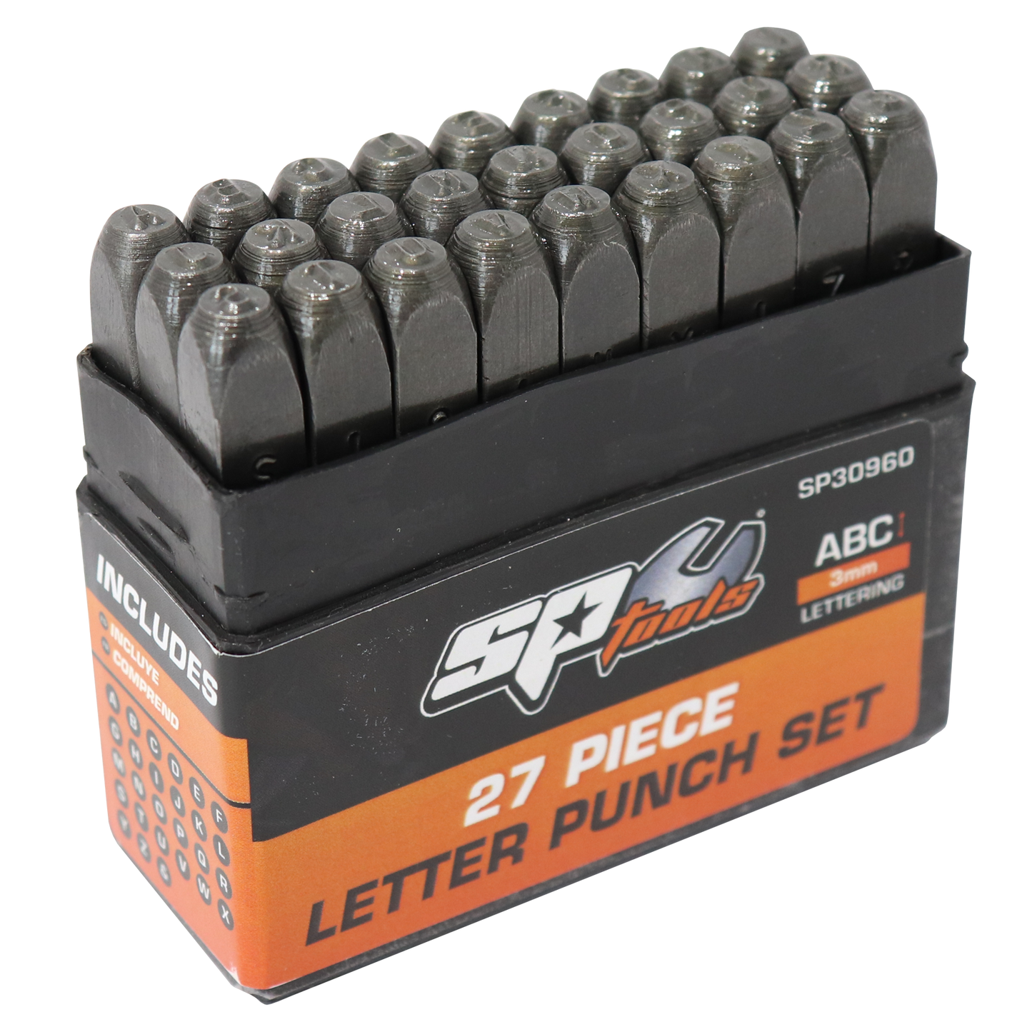 SP Tools Letter Punch Set 27pc (3mm) SP30960