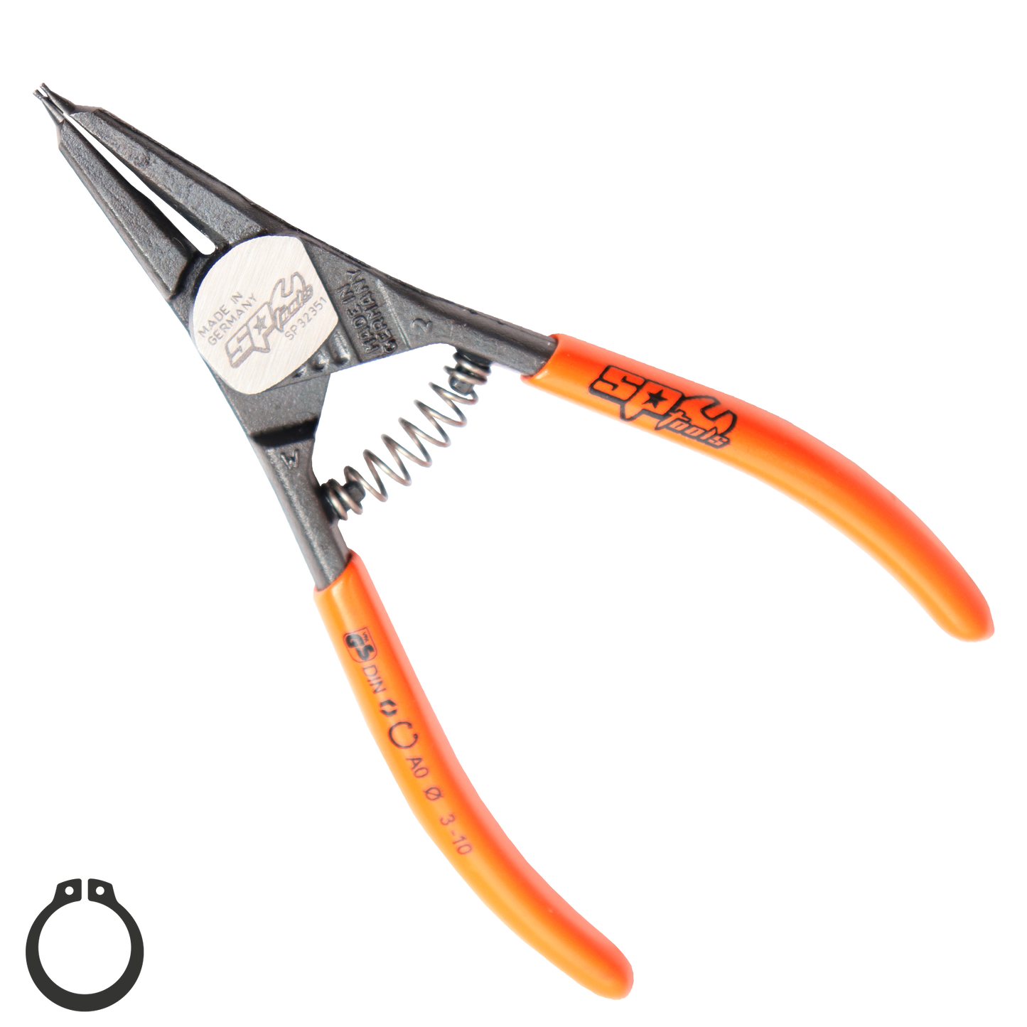 SP Tools Pliers & Cutters - HD Circlip External Straight (3-10mm) Precision 135mm SP32351